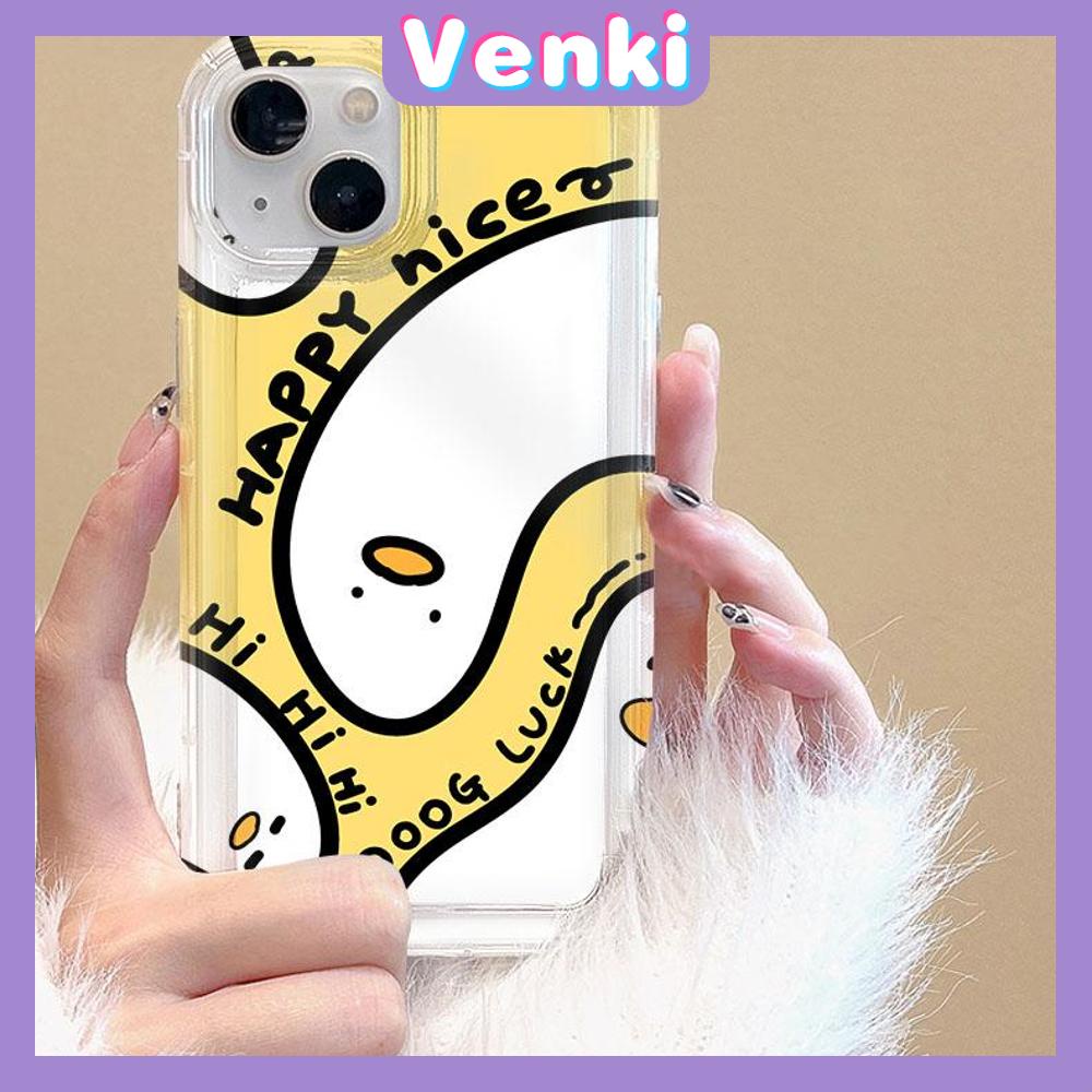 VENKI -For iPhone 11 iPhone Case Clear Case TPU Soft Case Airbag Shockproof Protection Camera Cute Duck Compatible with iPhone 14 13 Pro Max iPhone 12 Pro Max 11 7Plus 6Plus XR xs