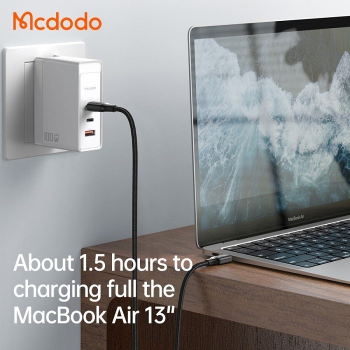 Mcdodo CA-2870 Kabel Data Charger USB TYPE C to C 3 Meter PD Samsung