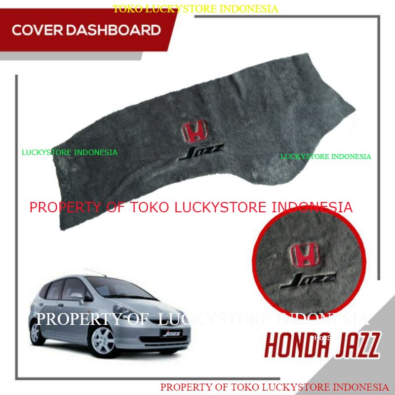 Alas Dasboard Mobil Bulu Bordir Honda Jazz free double tape by Luckystore Indonesia