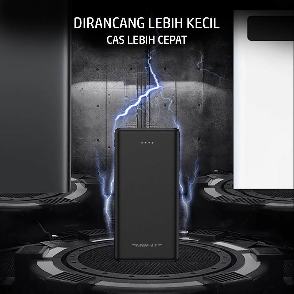 Powerbank MOFIT M11 10.000mAh + Fast Charge Real Capacity