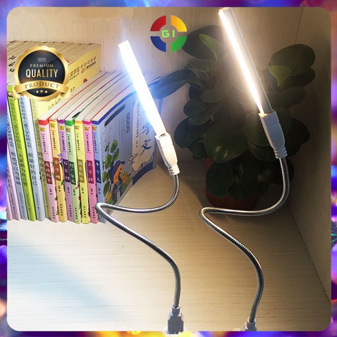 Lampu Baca Mini LED USB Strip Portable Cool White 12W 5V White