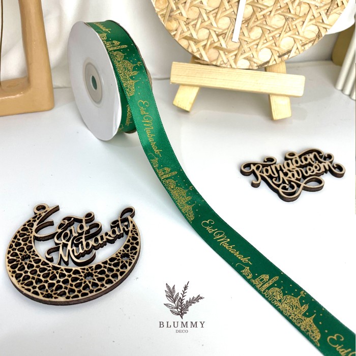 

Pita Idul Fitri edisi EID Mubarak Pita kado Ramadhan Pita Islamic Pita - Pita Eid 4(2cm)