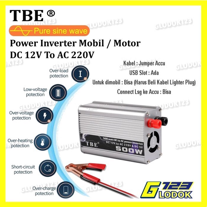 Power Inverter DC 12V T0 AC 220V 300 500 660 800 1000 1200 1500 Watt