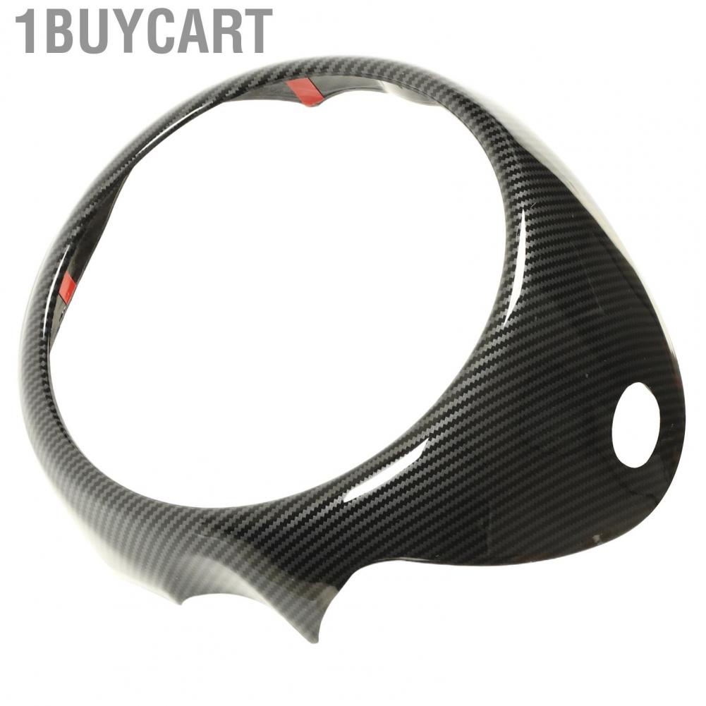 1buycart Center Console Speedometer Cover Easy Installation Wearproof Dashboard Instrument Panel Frame ABS Plastic for Cooper R54 R55 R56