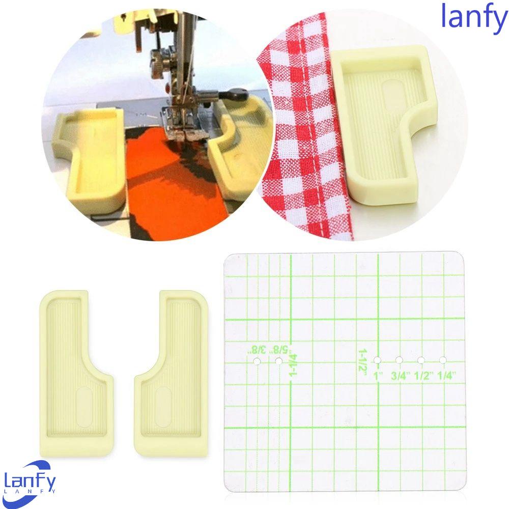 Lanfy Plat Pasang Jahitan Panduan Menjahit Locking Guide Grid Multi Fungsional Grid Ukur Pengukur Penjaga