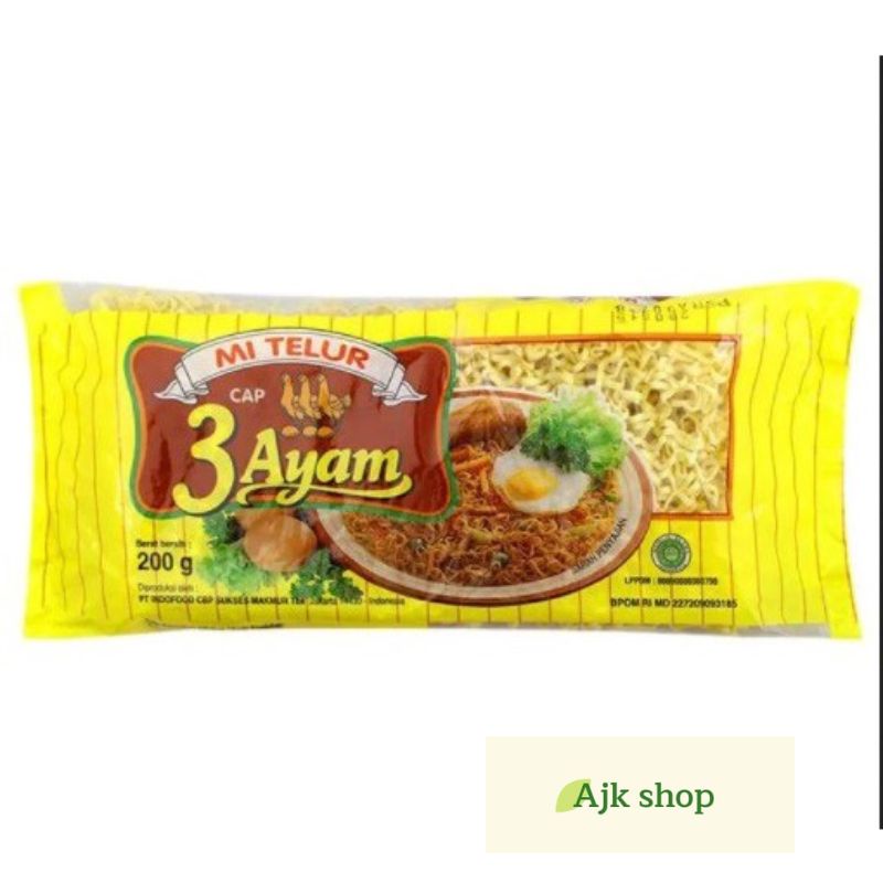 Mie Telur Cap 3 Ayam