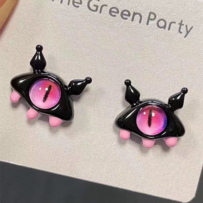 Cincin Mata Besar Monster Bahan Alloy Korea Untuk Anak Perempuan