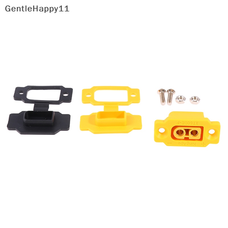 Gentlehappy 1PCS XT60BE-F Konektor Male Lapis Emas Kuningan Dengan Penutup Anti Debu id