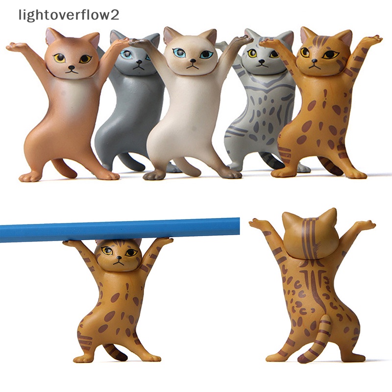 [lightoverflow2] Mainan Tempat Pulpen Kucing Lucu Lovely Cat Hiasan Meja Home Decor [ID]