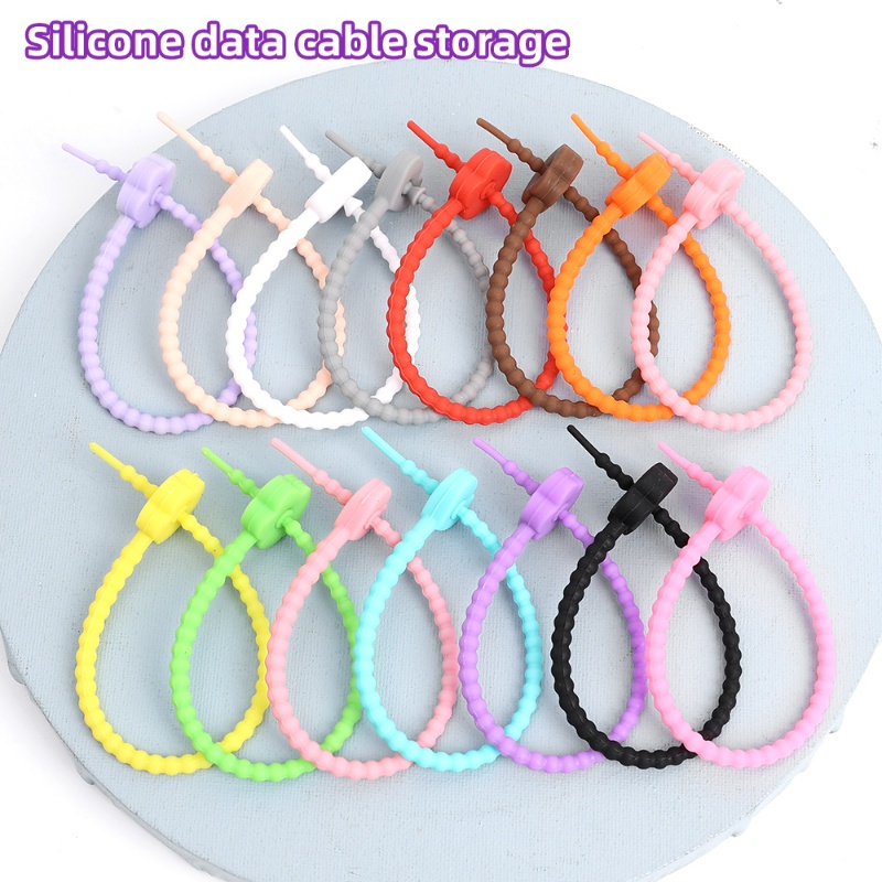 Kreatif Warna Murni Bunga Pelindung Kabel Kawat Winder/Data Line USB Charging Cord Storager Earphone Cables Organizer