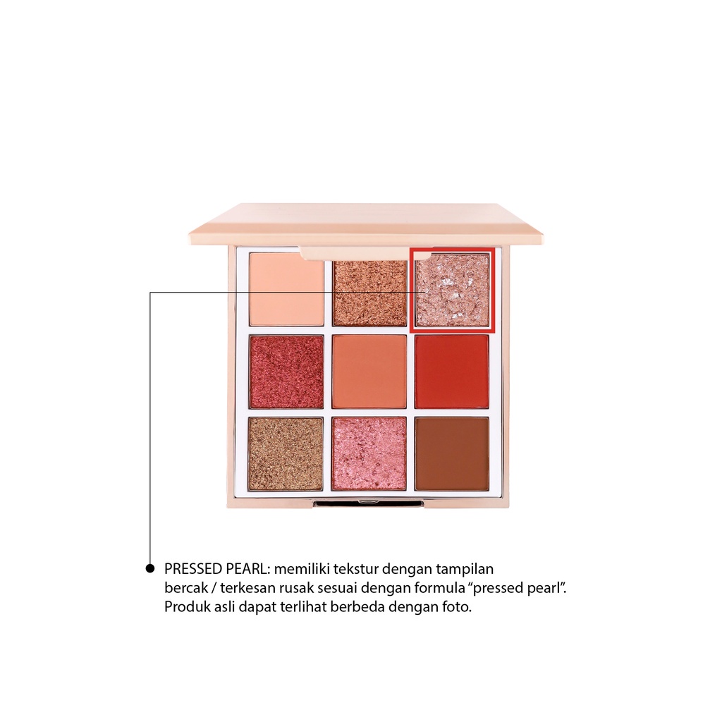 ESQA Goddess Eyeshadow Palette - Peach