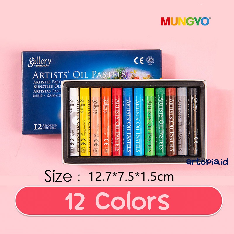 

Mungyo Artist Oil Pastel 12 25 50 Colors Warna / Krayon Crayon 2