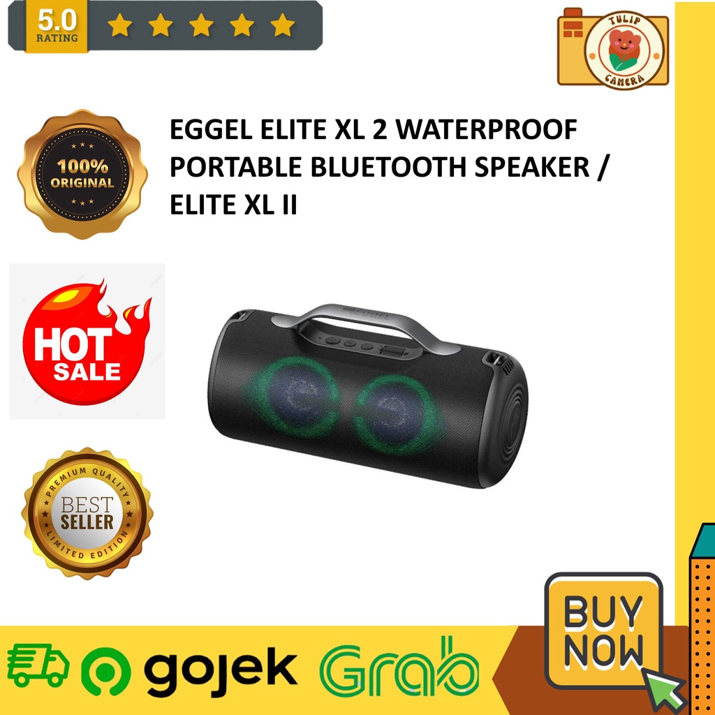 Eggel Elite XL 2 Waterproof Portable Bluetooth Speaker / Elite XL II