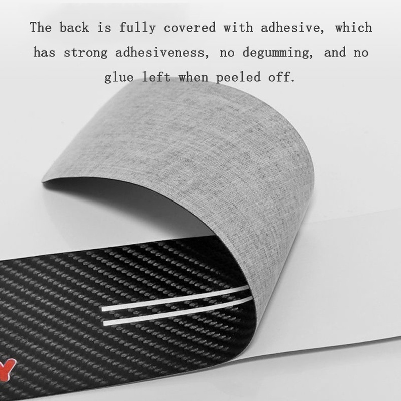 Strip Pelindung Bagasi Mobil rear trunk doorsill Kartun Lucu universal Papan Penjaga Belakang Tabrak Dan Gores strip Stiker Pelindung