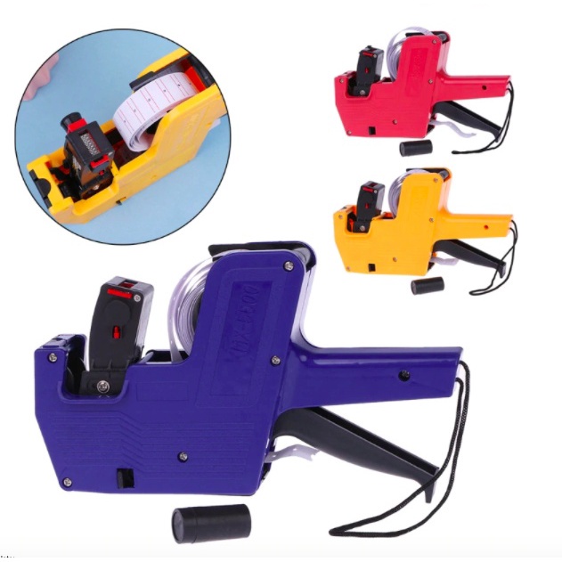 Alat Label Harga Price Labeller Machine Coding Price Tag Machine 8 Digit Angka Perlengkapan Toko Offline Store Distro Jualan Penjual Seller Mesin Pelabel Harga Kode Awet Tahan Lama Kertas Bisa Diisi Ulang Mudah Dipakai Refillable s6718