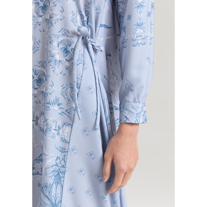 Dress - Salaju Dress - Ria Miranda - Heather Blue, S