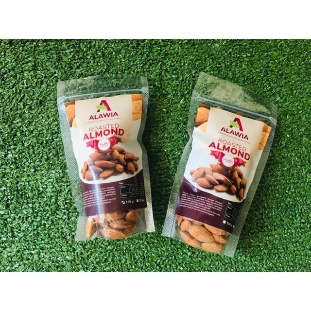 

Kacang Almond Sehat - Roasted Rasa Original (150gr) - Alawia