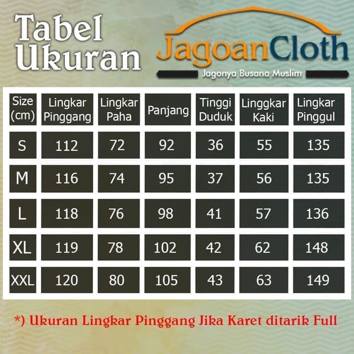 Rok Celana Muslimah Bahan Jeans West Biru Dongker / Softjeans Navy - Biru Dongker, S