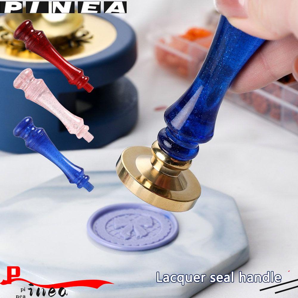 Nanas Sealing Handle Acrylic Plate Amplop Hias Api Cat Lilin Dekorasi Diy Handle Akrilik