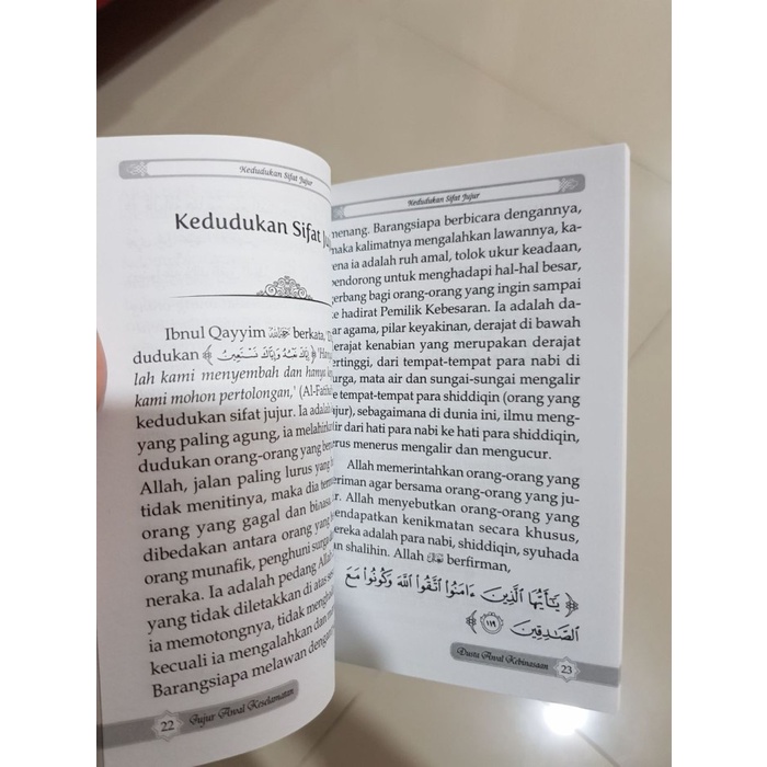 Buku Saku Jujur Awal Kebahagiaan Dusta Awal Kebinasaan - Darul Haq