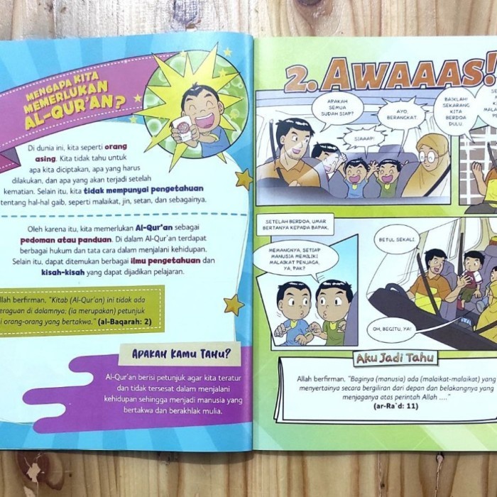 Komik Aqidah 2 : Malaikat, Kitab, dan Rasul Allah