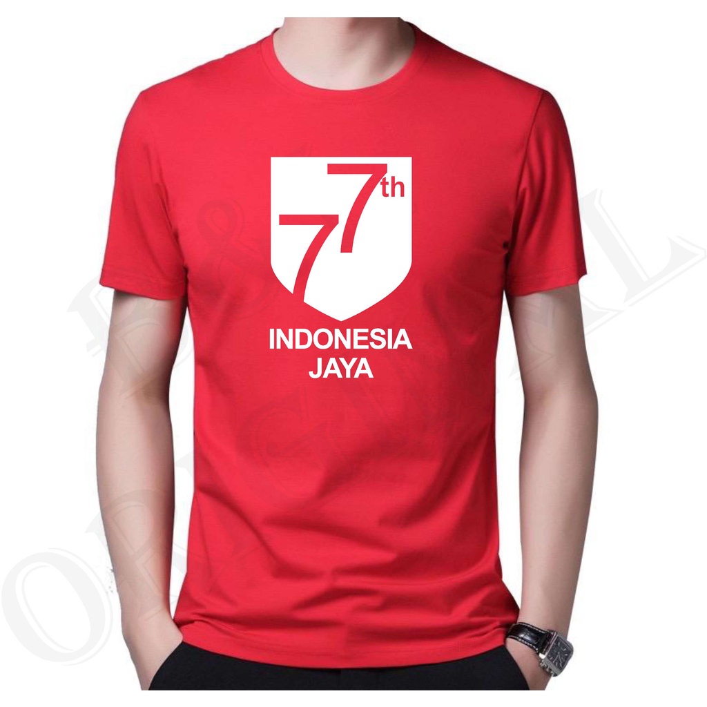 Bisa Bayar Di Tempat/ BS/BAJU KAOS 17 AGUSTUS MOTIF C /ATASAN UNISEXS LENGAN PANJANG/PENDEK/GOOD QUALITY