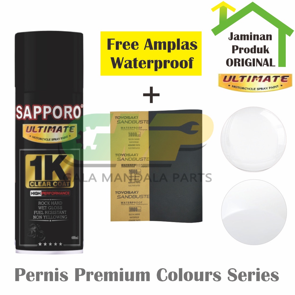 

SAPPORO Ultimate Finishing Premium Series Cat Semprot Pilox K81 82 Aerosol Pilox