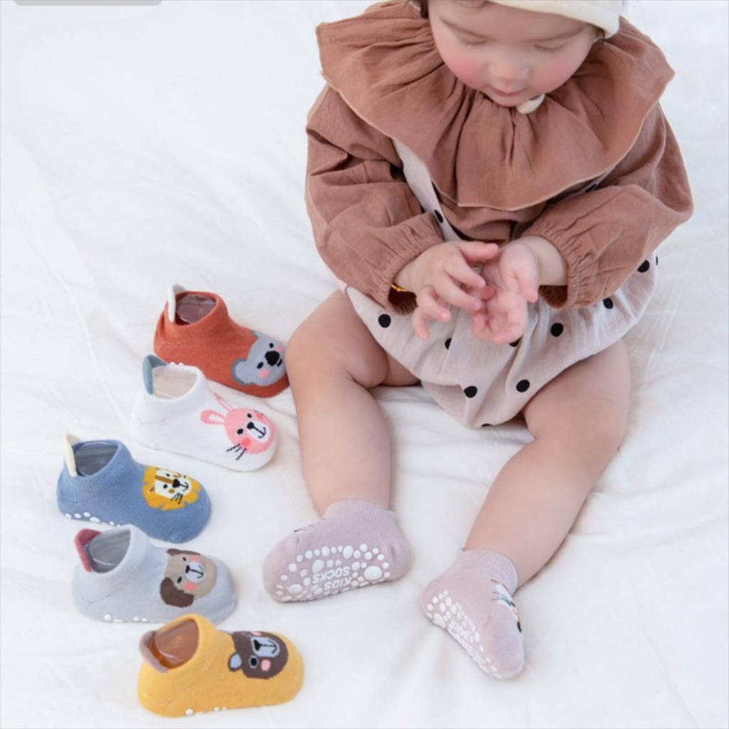 JM0082  (0-5 Tahun) Kaos Kaki Anak Bayi No  Slip Kids Socks Kaos Kaki Anak No Slip TK Bayi SD SMP karet baby sock socks Cewek Cowok Unisex Anti Slip Antislip