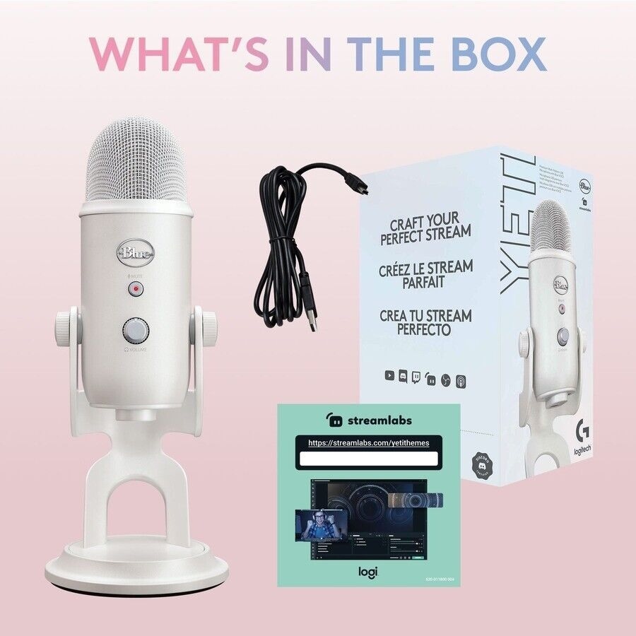 BLUE Microphones YETI USB Microphone - Off White Edition