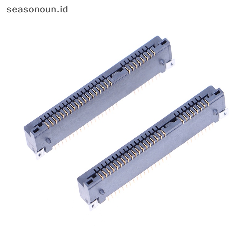 Seasonoun 1Pc Konektor MINI PCIE Msata PCI-E Socket Slot 52P Card Holder Tinggi 4.0MM.