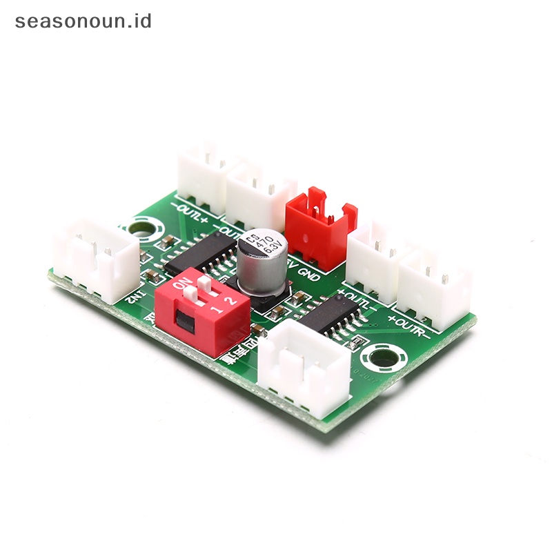 Seasonoun Mini PAM8403 Digital Audio Amplifier Board 4salur 3W * 4suara Stereo DC 5V.