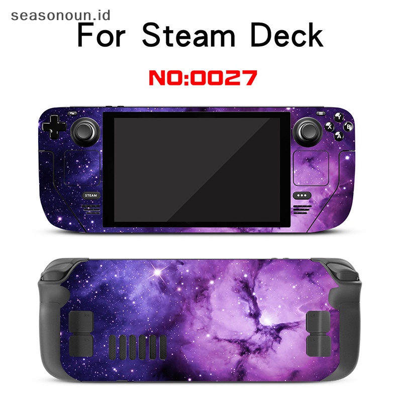 Seasonoun Stiker Kulit Pelindung Untuk Steam Deck Game Console Anti Gores Vinyl Protection Sticker.