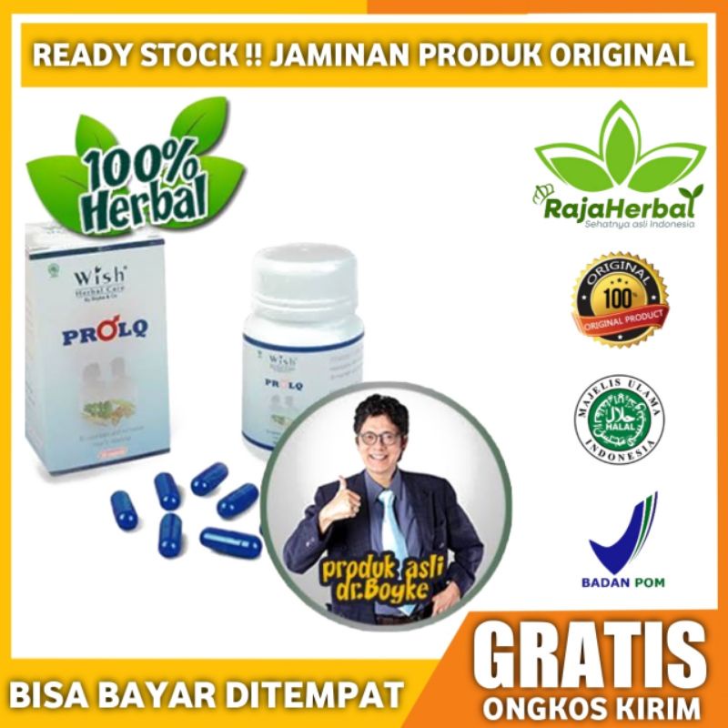 (BHJ)Wish proLQ - Pro LQ suplemen herbal stamina pria dr boyke - obat kuat - vitamin kuat pria Origi