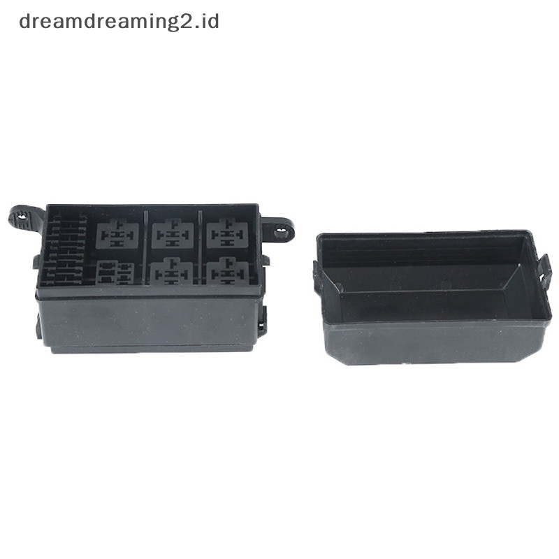 (drea) Mobil 12slot Relay Kotak 6tac/ATO 6loyang Bilah Standar Fuse Holder Block//