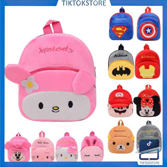 TIKTOK - D1179 Tas Lucu Anak / Tas Karakter / Tas Ransel Anak Anak Karakter R278 / Tas Sekolah / Backpack / Tas Import