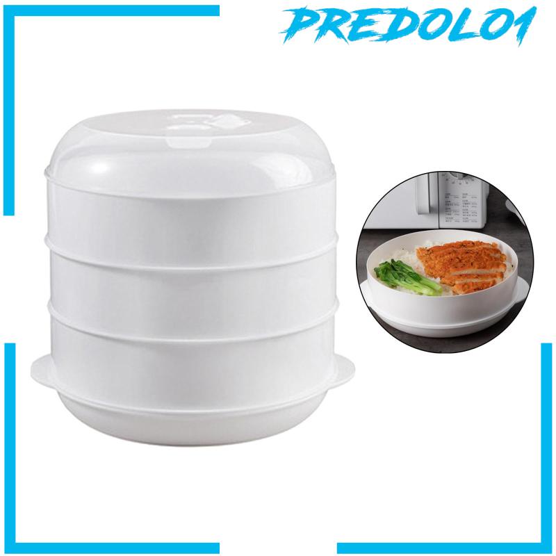 [Predolo1] Microwave Steamer Heating Steamer Alat Kukus Pemanas Microwave Untuk Dapur Rumah