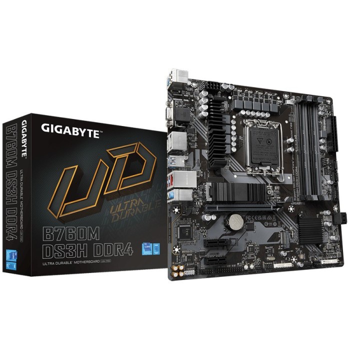 Gigabyte B760M DS3H DDR4 MATX Motherboard Intel LGA 1700