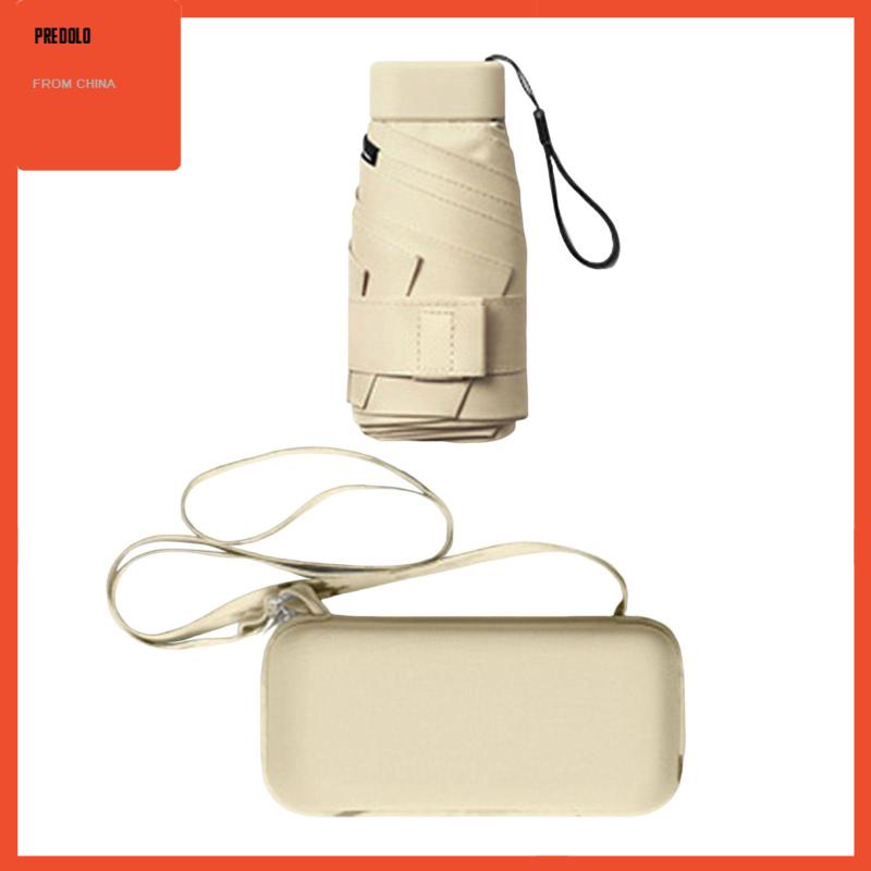 [Predolo] Travel Umbrella Payung Kecil Anti Air Ringan Compact Dengan Case