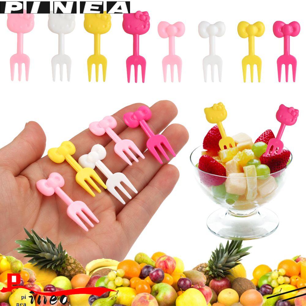 Garpu Buah Nanas Kawaii Peralatan Makan DIY Bento Tools