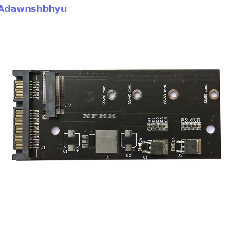 Adhyu Baru SATA M.2 NGFF SSD Ke 2.5&quot; SATA 2.5&quot; SATA to M.2 NGFF SSD Adapter Riser Card Hot Sale ID