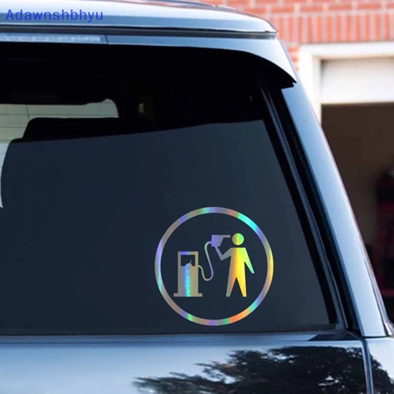 Adhyu Stiker Mobil Lucu Vinyl DIESEL Hanya Fuel Decals 3D Stiker Styling Creative ID