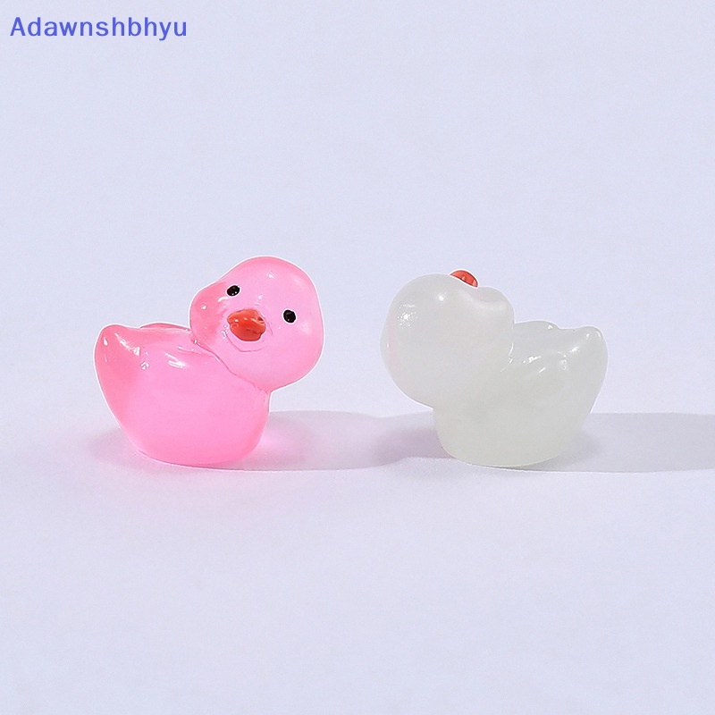 Adhyu 1/10Pcs Boneka Bebek Resin Bercahaya Mini Menyala Dalam Gelap DIY Taman Rumah Mobil Mainan Rumah Boneka Ornamen Aksesoris ID