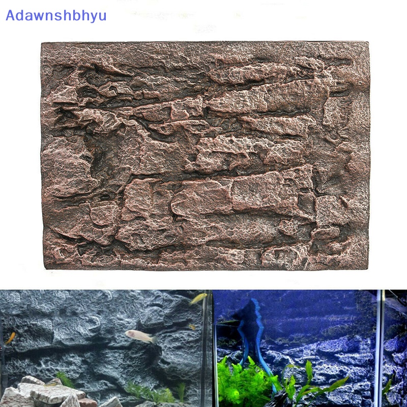 Adhyu Aquarium Foam Batu Batu Ikan Background Dinding 3D Reptilterrarium Vivarium ID