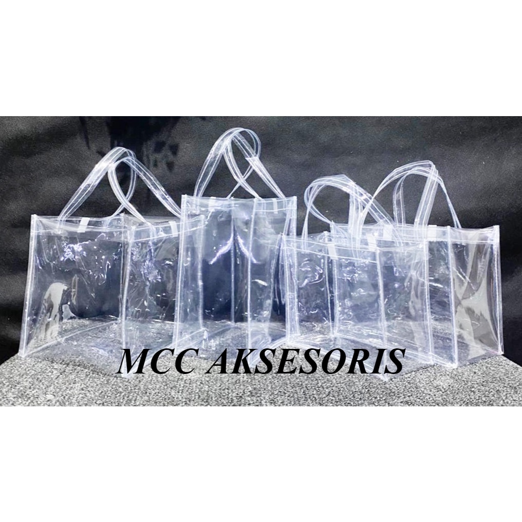 

MCC Tas Mika Transparant Premium tas hampers transparan banyak ukuran