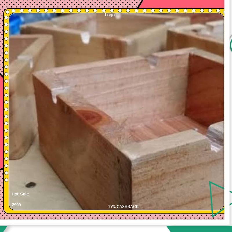 ASBAK ROKOK KAYU, TEMPAT SISA ROKOK