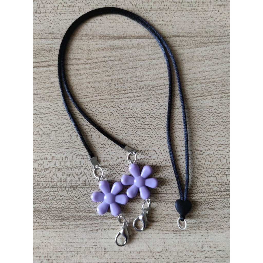 KONEKTOR MASKER/KALUNG MASKER  2 FUNGSI / BUNGA BESAR
