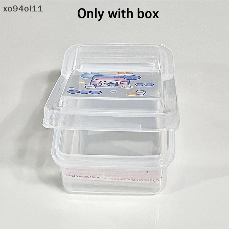 Xo 1PCS Collection Container Case Plastik Kotak Penyimpanan Transparan Kotak Penyimpanan Bening Kecil Dengan Tutup Perhiasan Finishing Aksesoris OL