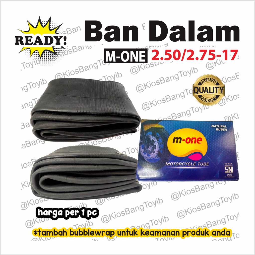 Ban Dalam Motor Ring 17 2.50/2.75-17 Ban Luar 80/90-17 (M-One)