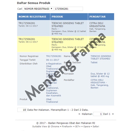 Steamed Tienchi Tablets Isi 36 - Herbal Memelihara Stamina Tubuh