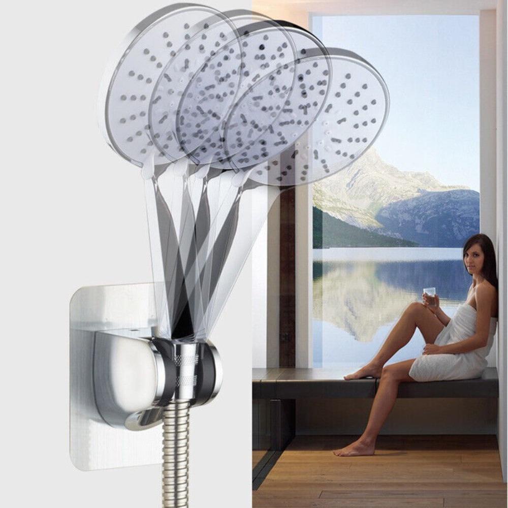 TOP Shower Bracket Tempel Gaya Tahan Air Dan Tahan Lembab Adjustable Aksesori Kamar Mandi